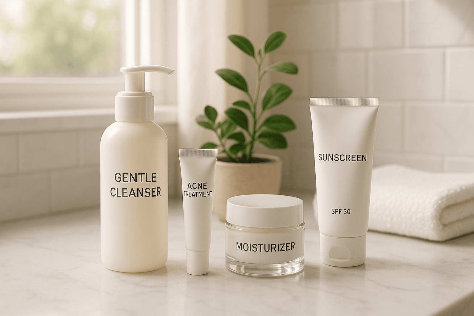 Полное руководство по безопасному для акне распорядку дня