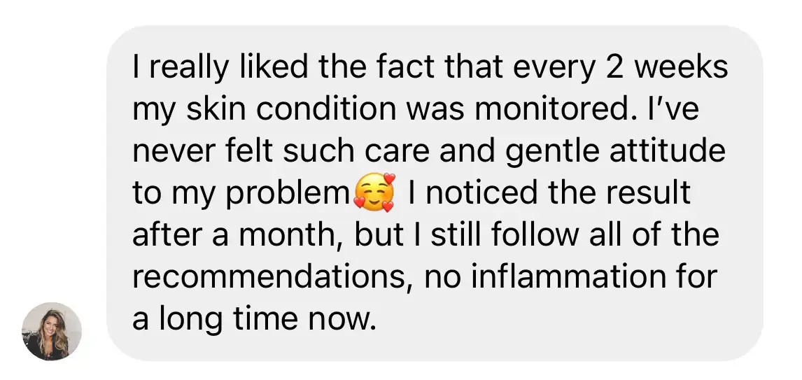 Client review from KATE