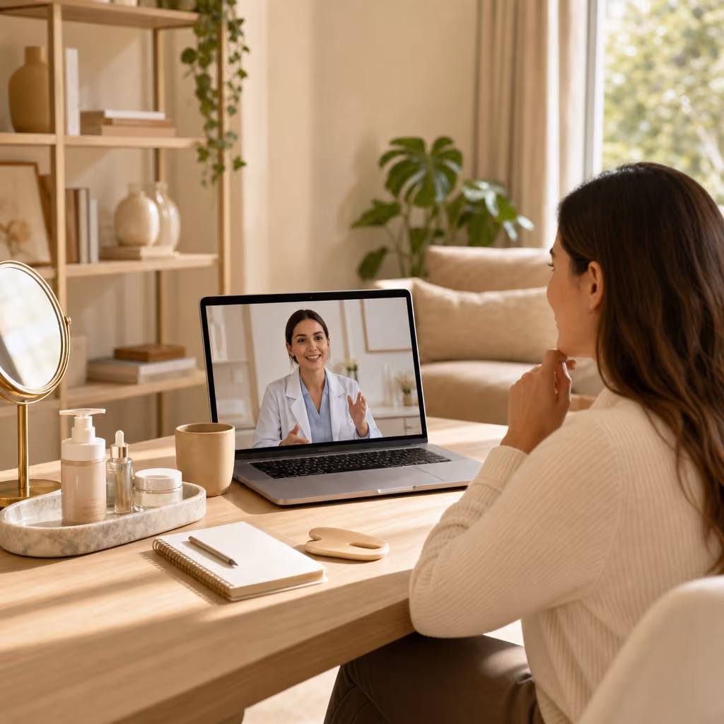 How Online Skincare Consultation Works
